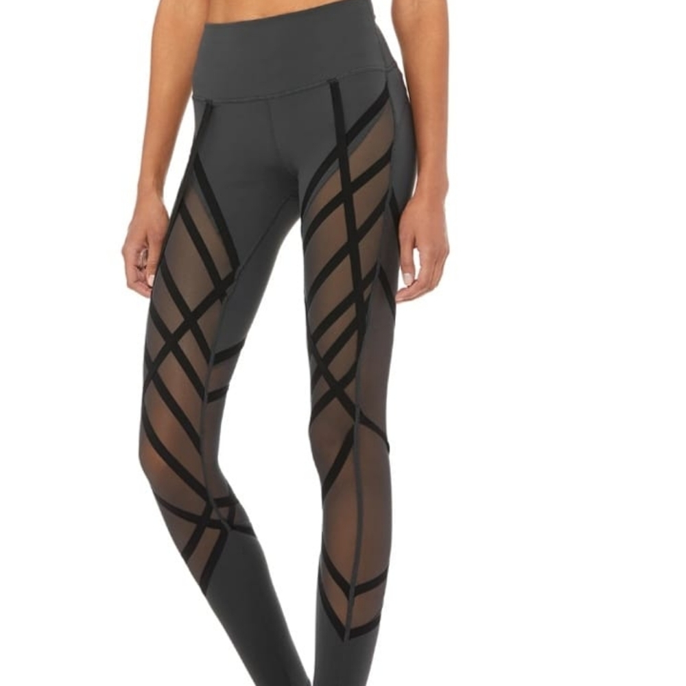 ALO YOGA sexy leggings burnt red/burgundy color